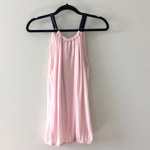 4/$15 Jacob Top Sleeveless Halter Mock Neck Tie Back  size S - Picture 2 of 3
